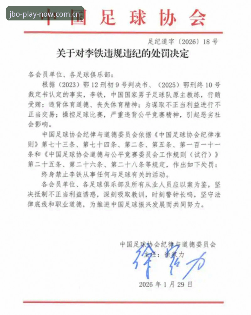 竞博jbo安卓版下载官方下载 读懂足协第三批禁足名单:竞博体育平台数据化解读指南